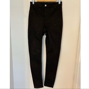 H&M high waisted black jeans